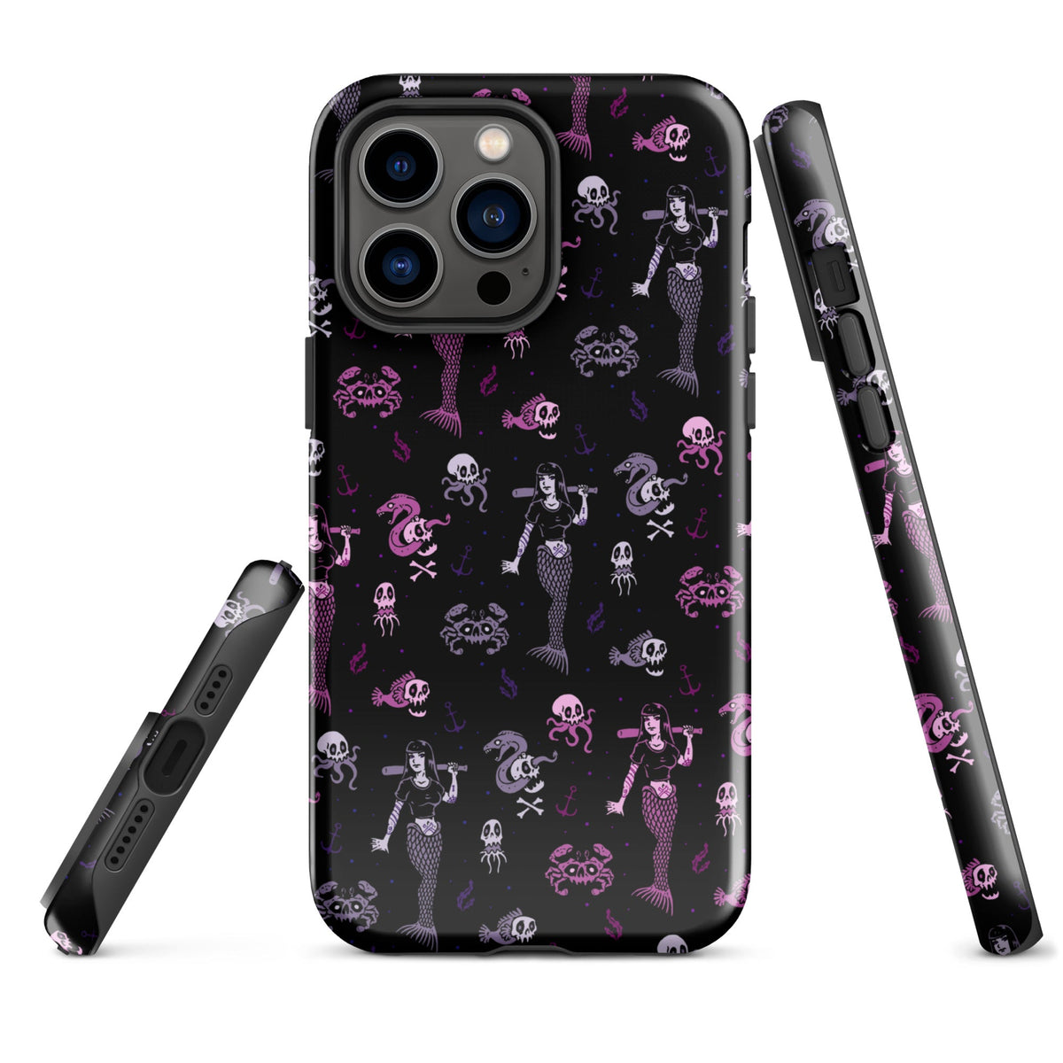 Metal Mermaid iPhone Case