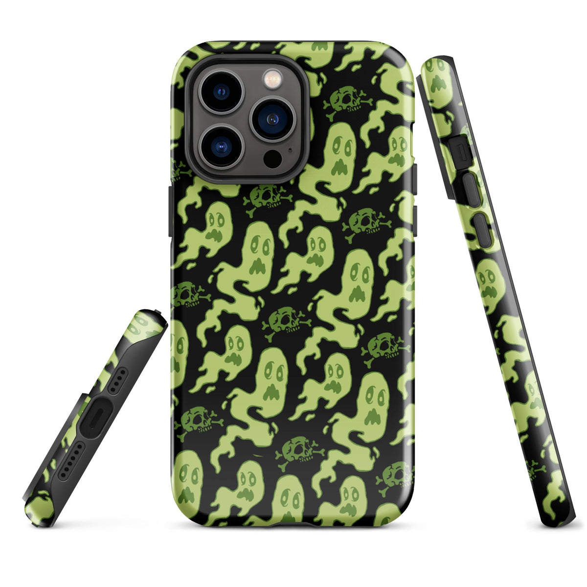 Green Ghosts iPhone Case