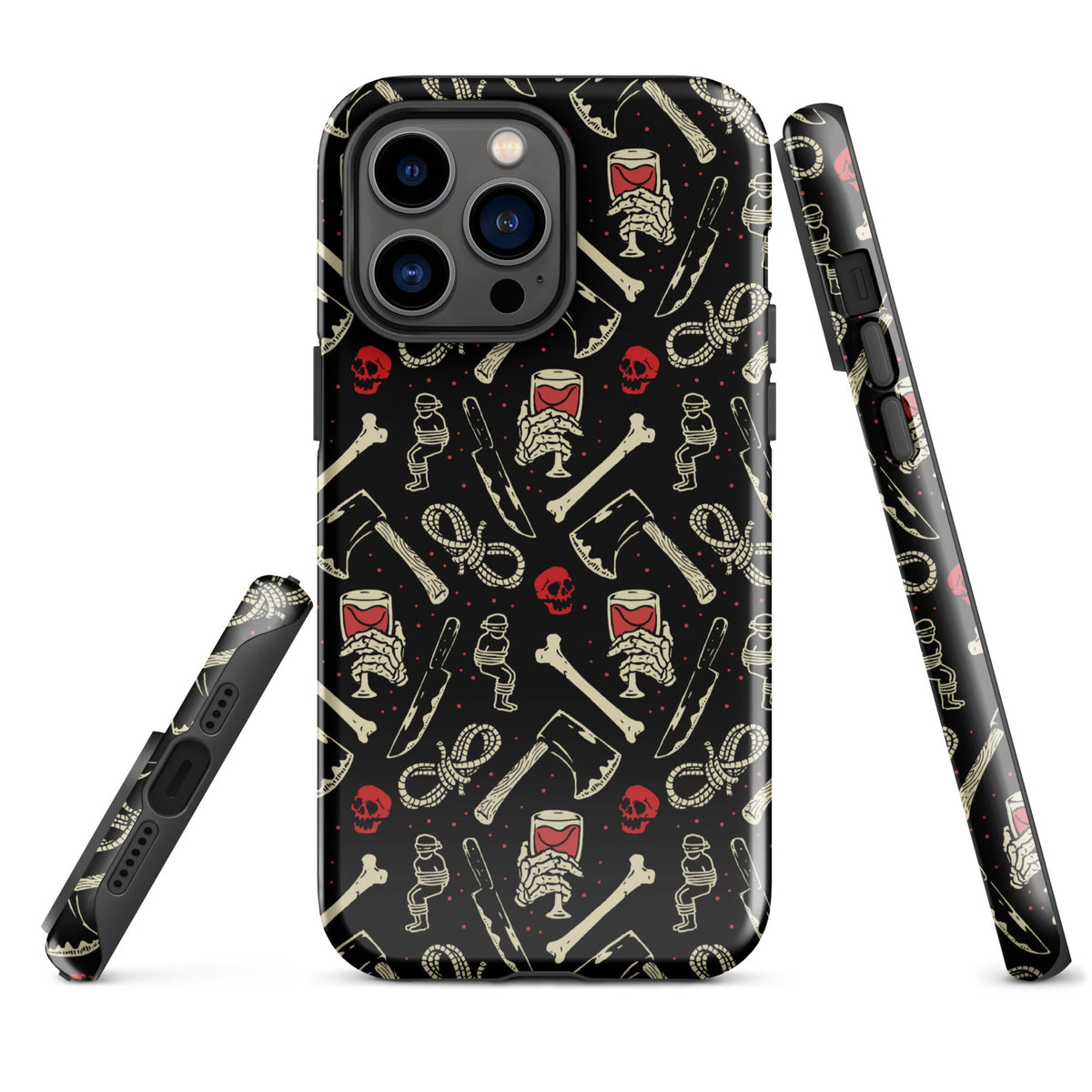 True Crime And Wine iPhone Case