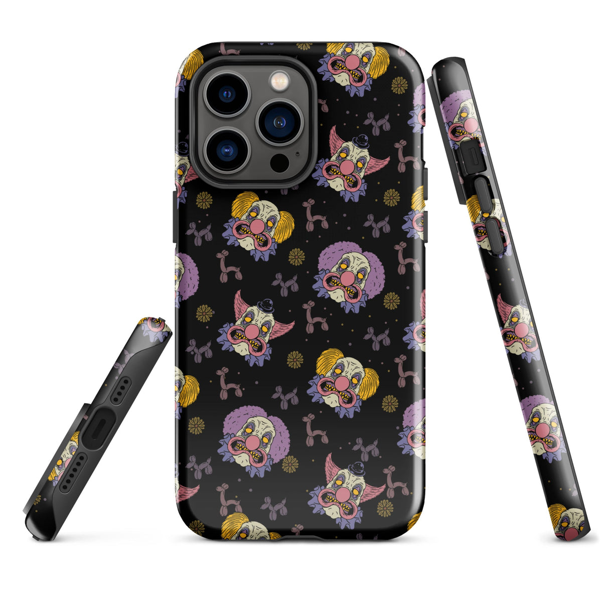 Spooky Clowns Circus iPhone Case