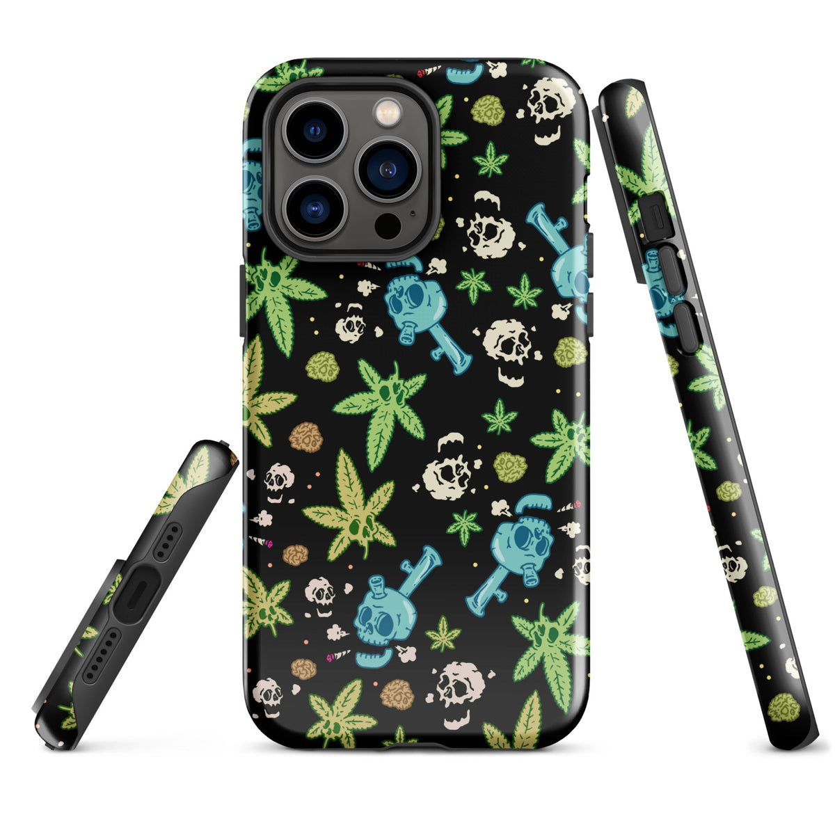 Weed And Skulls iPhone Case