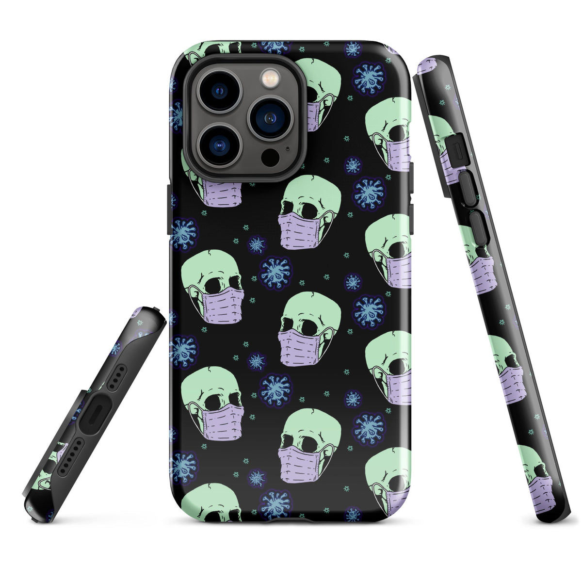 Virus Skull iPhone Case