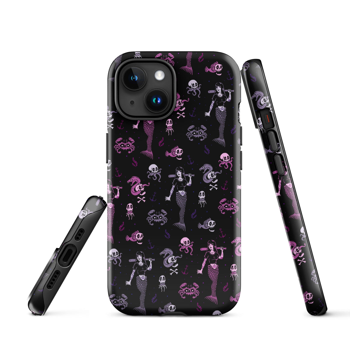 Metal Mermaid iPhone Case