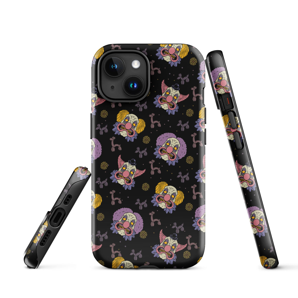 Spooky Clowns Circus iPhone Case