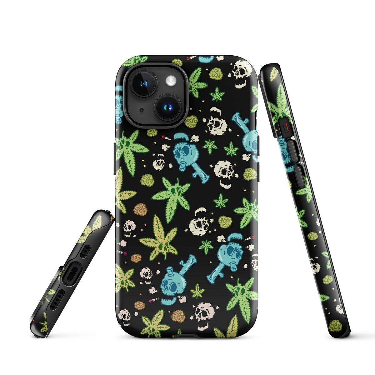 Weed And Skulls iPhone Case