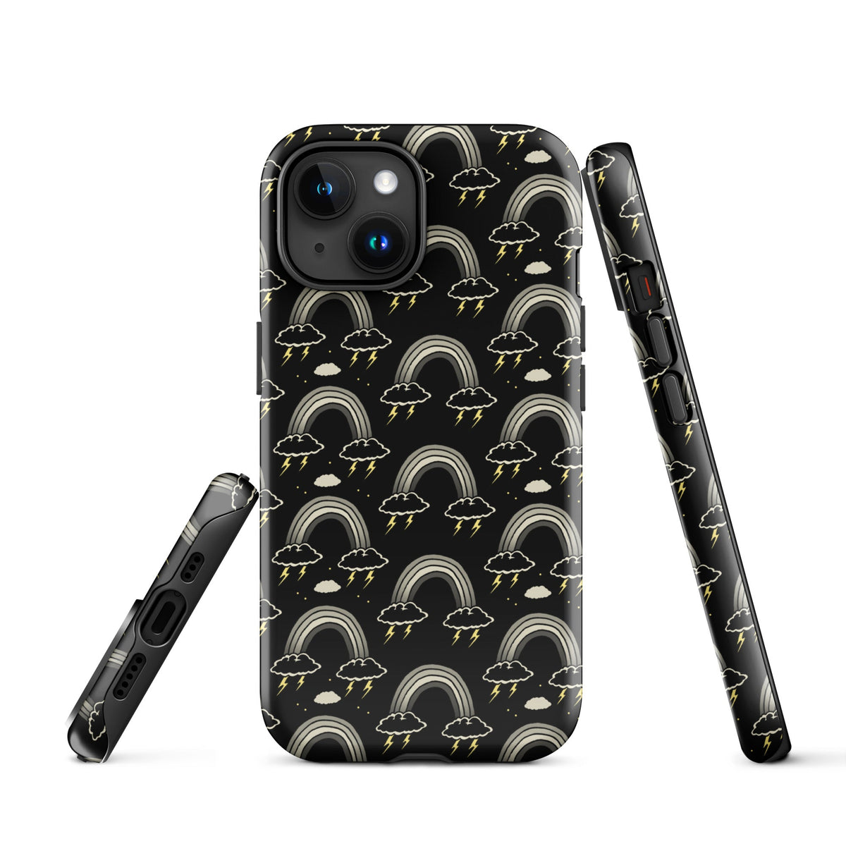 Goth Rainbow Emo iPhone Case