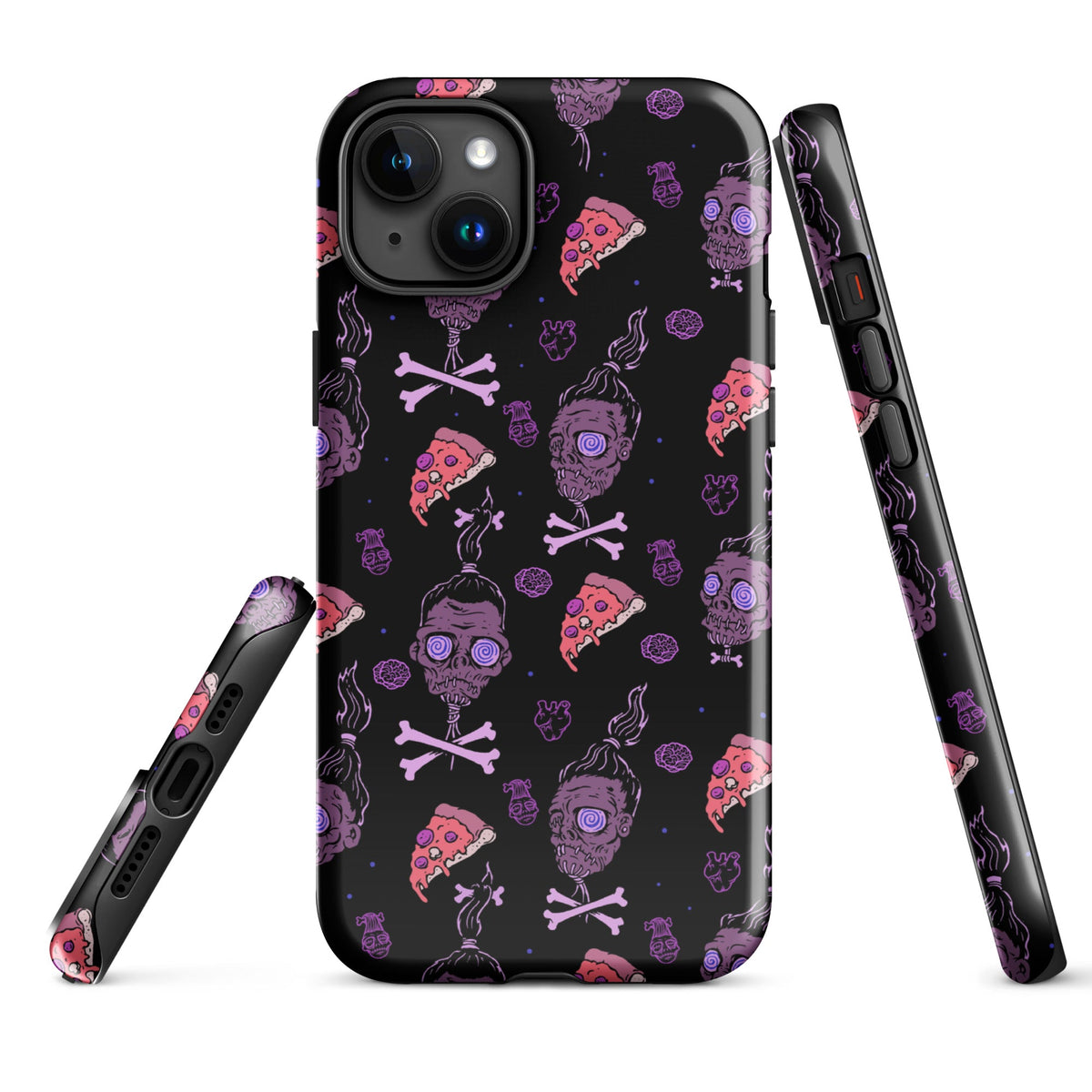 Horror Movies And Pizza iPhone Case