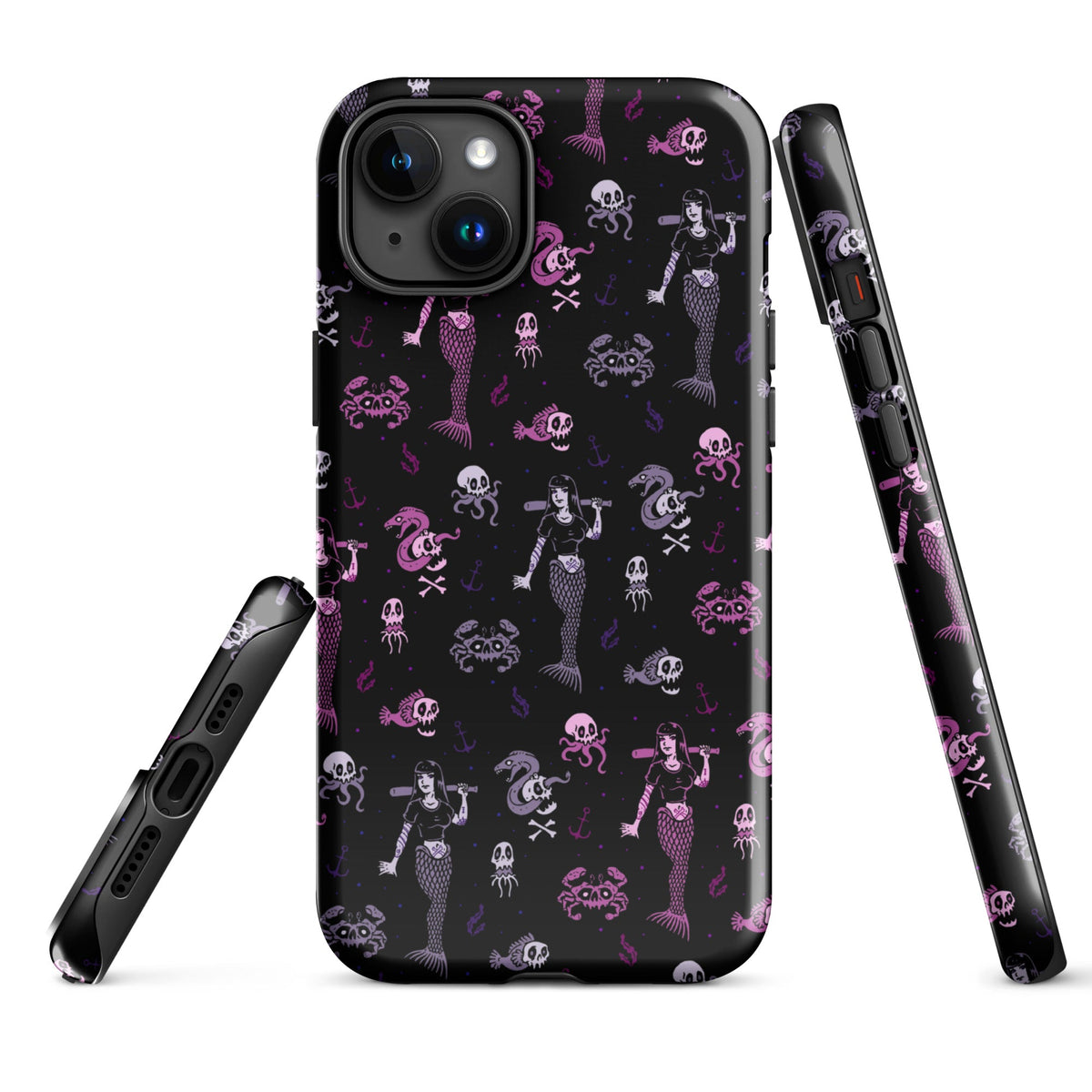 Metal Mermaid iPhone Case