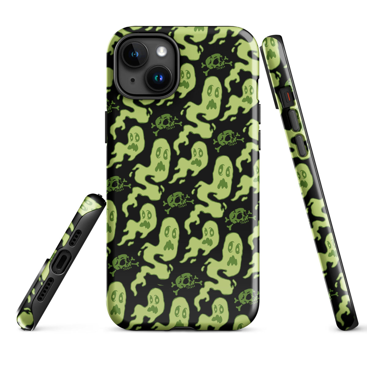 Green Ghosts iPhone Case