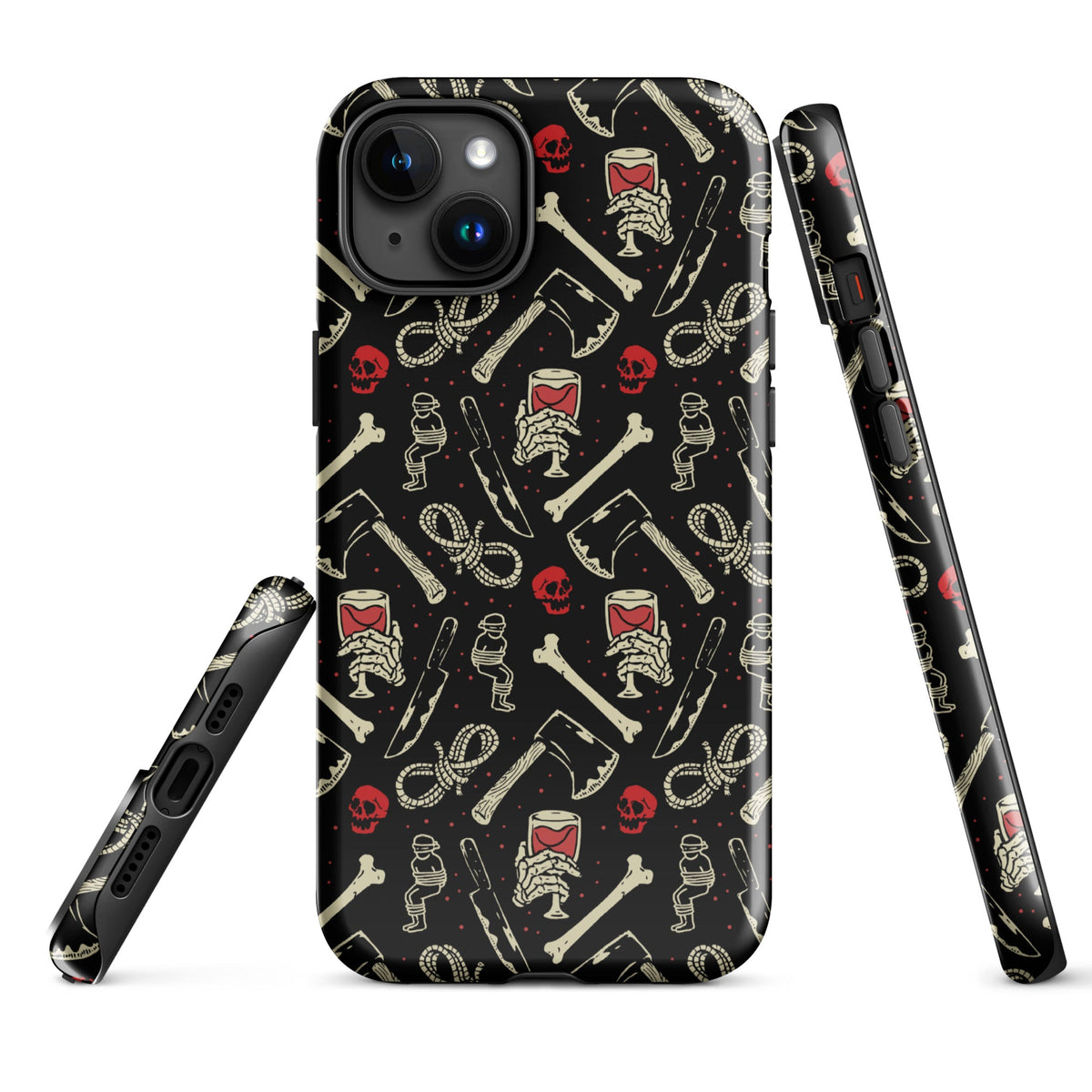 True Crime And Wine iPhone Case