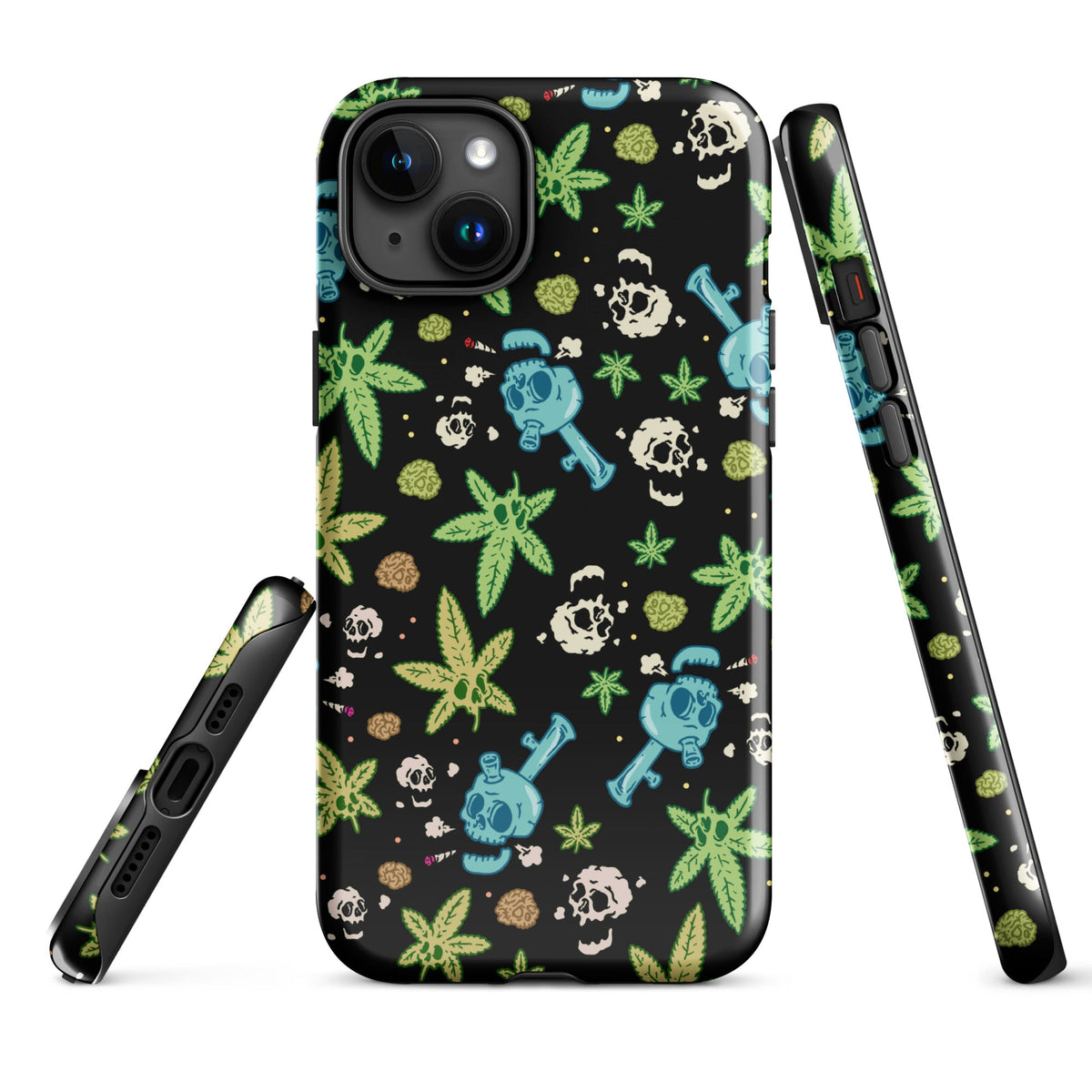 Weed And Skulls iPhone Case