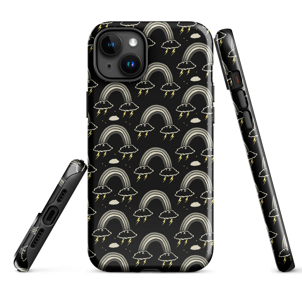 Goth Rainbow Emo iPhone Case