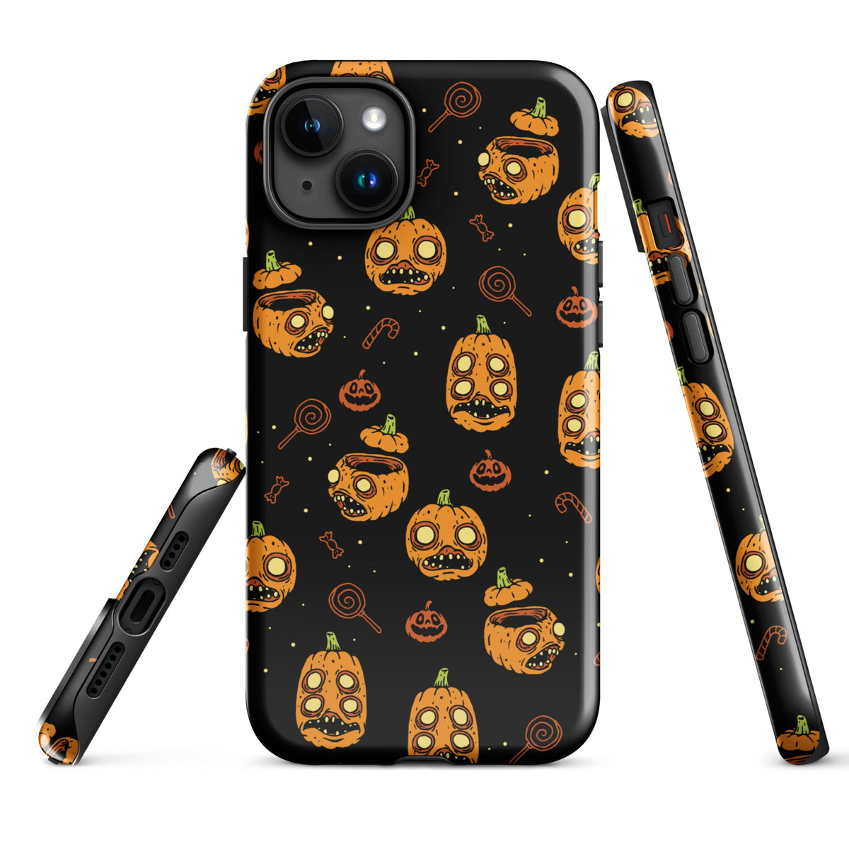 Zombie Pumpkins iPhone Case