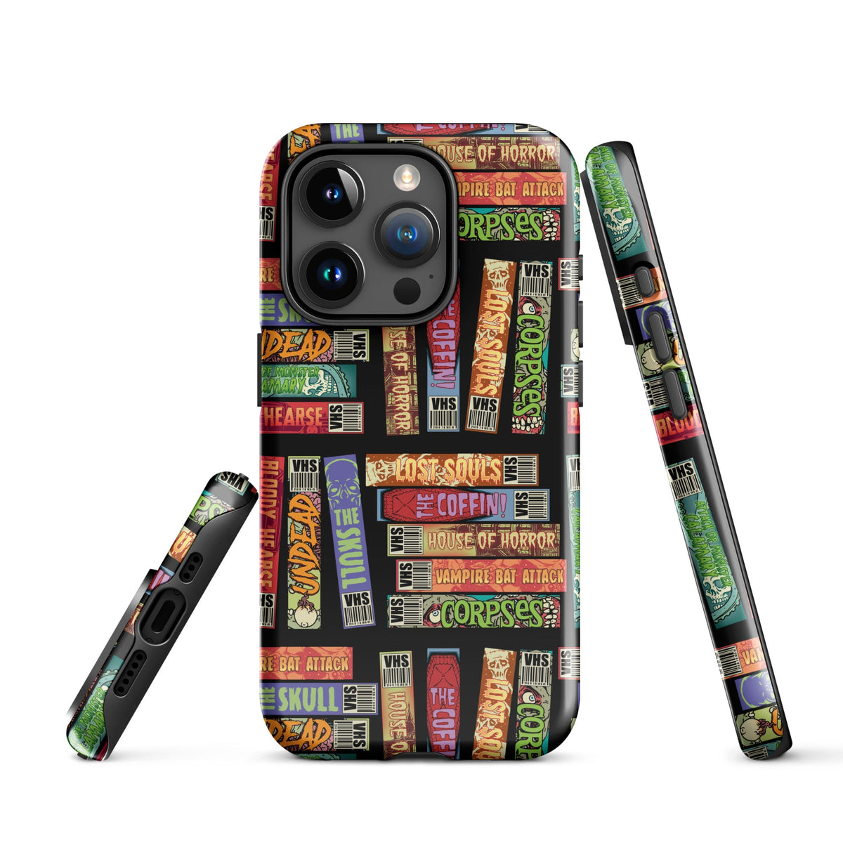 Retro Horror VHS iPhone Case