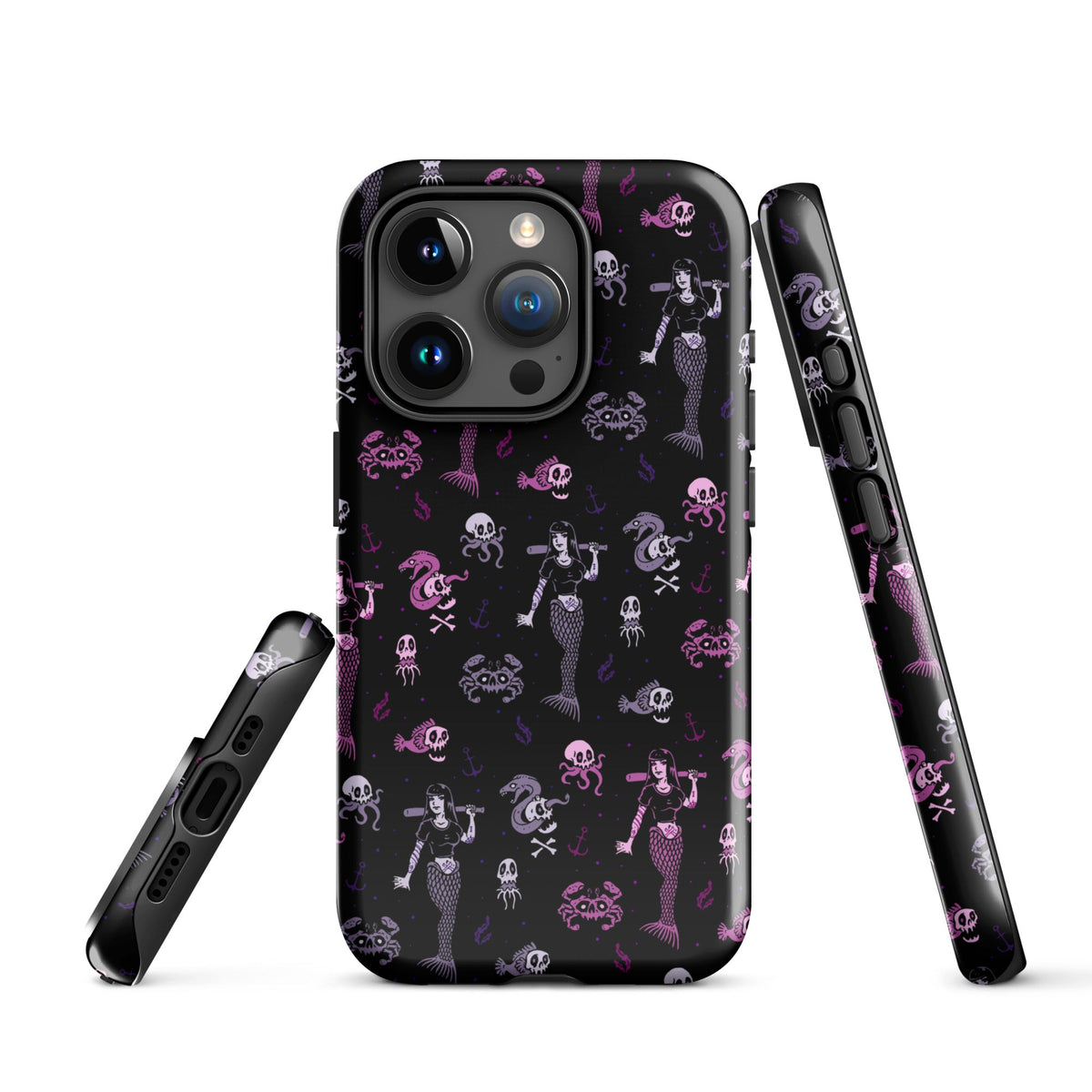 Metal Mermaid iPhone Case