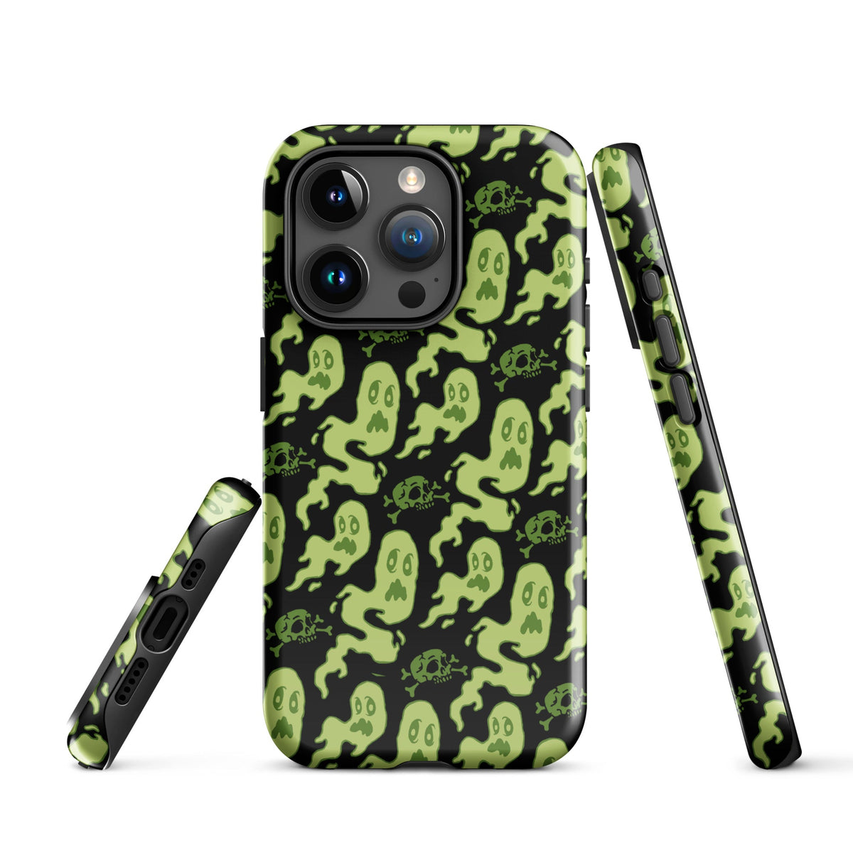 Green Ghosts iPhone Case