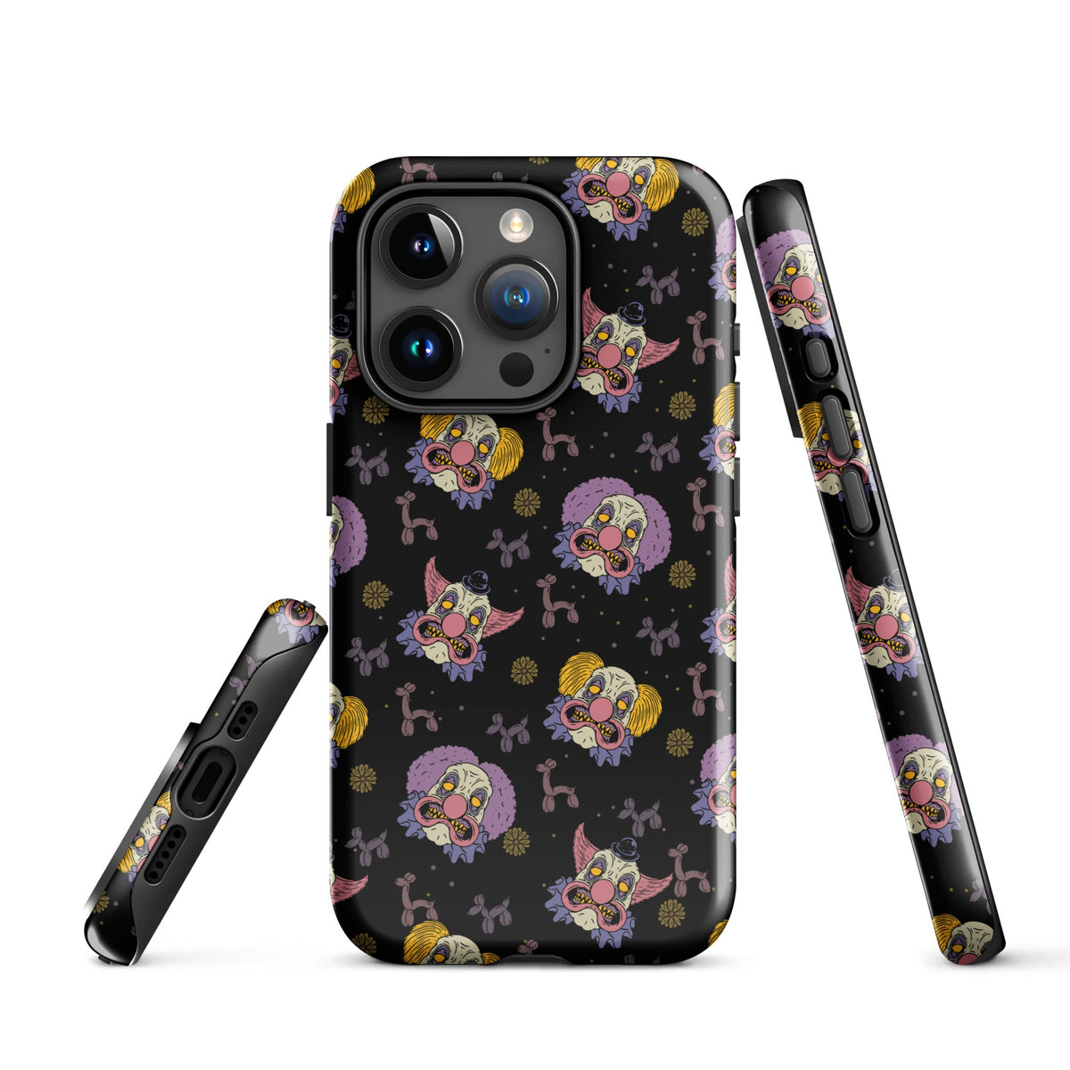 Spooky Clowns Circus iPhone Case