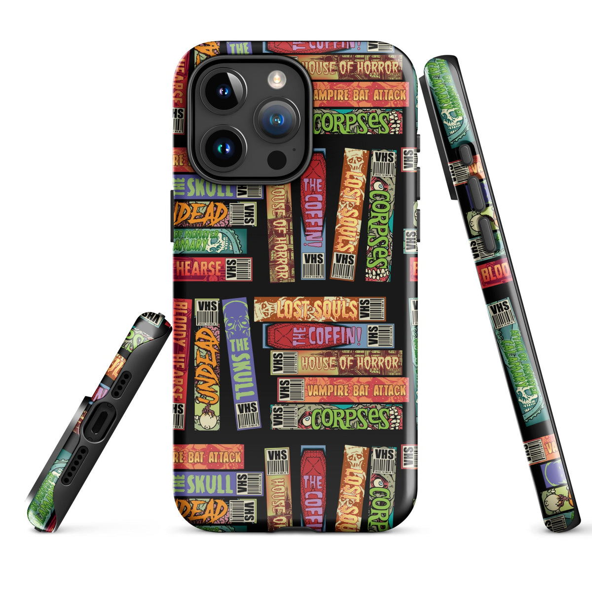 Retro Horror VHS iPhone Case