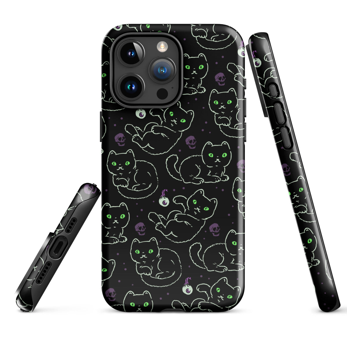 Black Cats iPhone Case