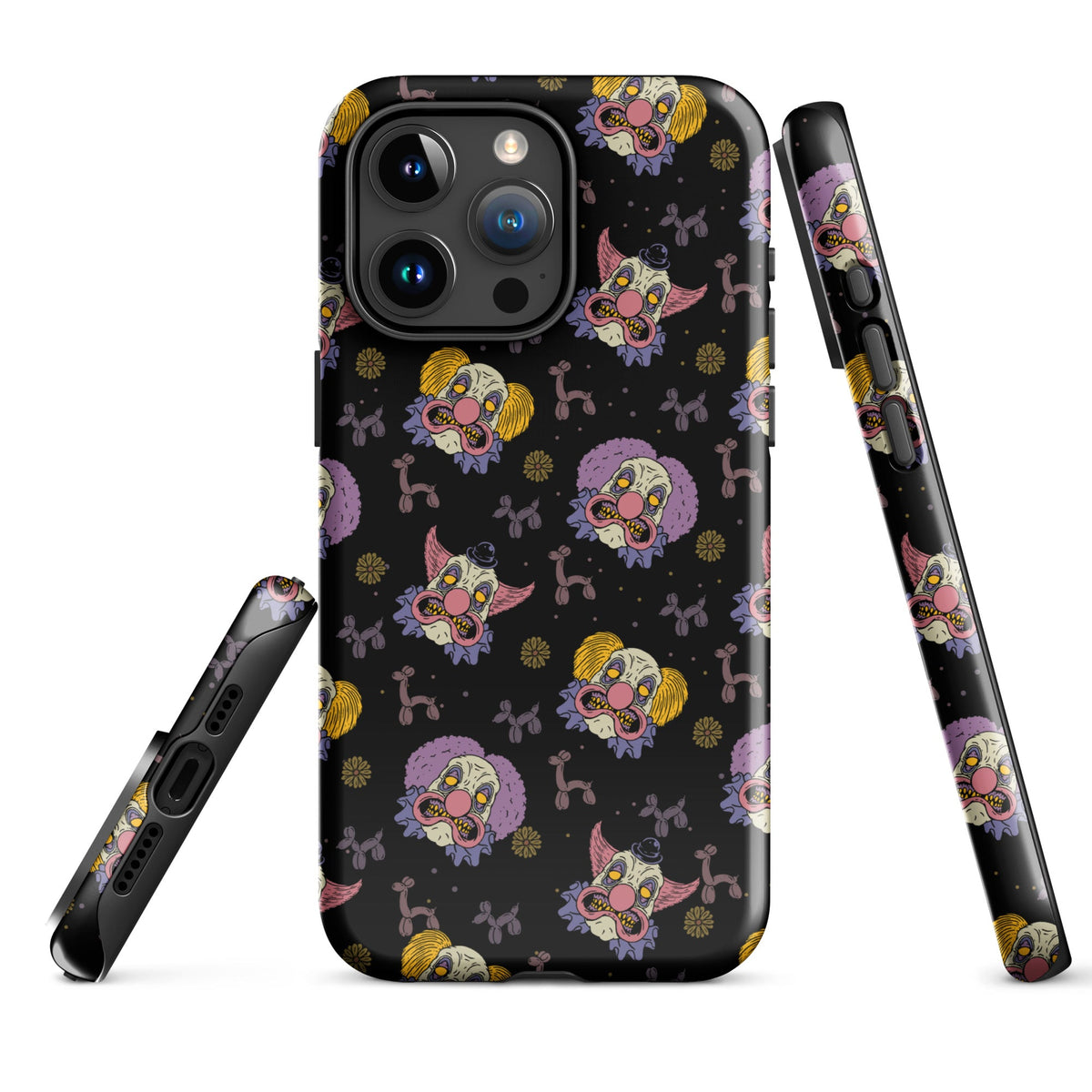 Spooky Clowns Circus iPhone Case