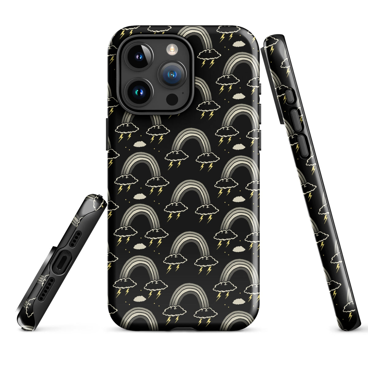 Goth Rainbow Emo iPhone Case