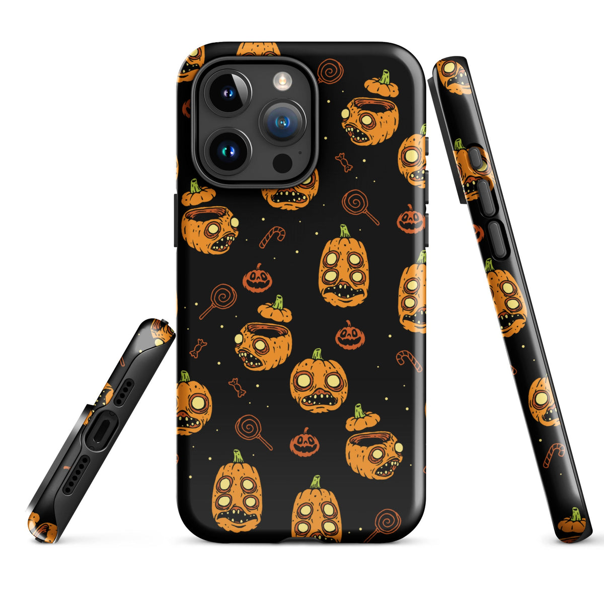 Zombie Pumpkins iPhone Case