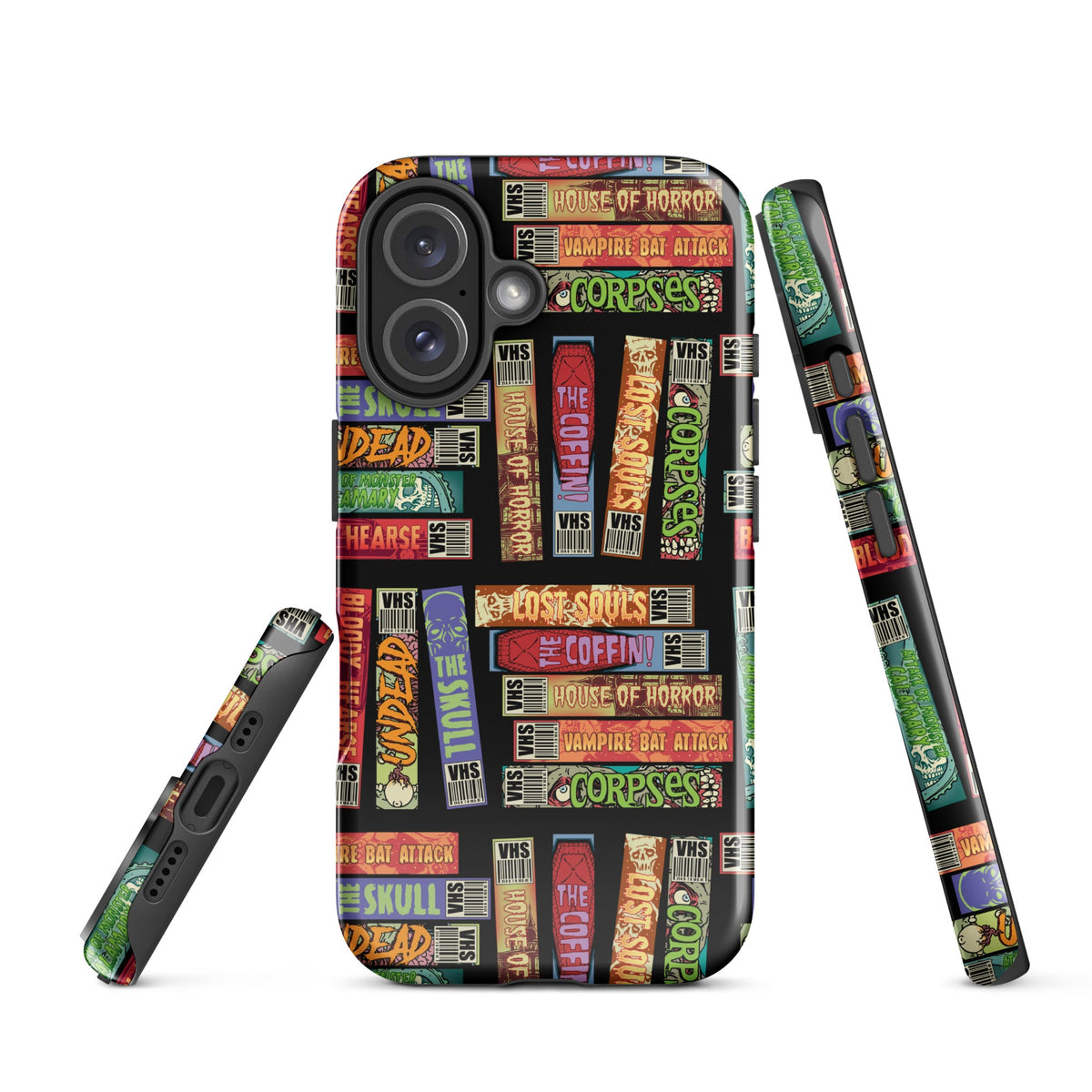 Retro Horror VHS iPhone Case