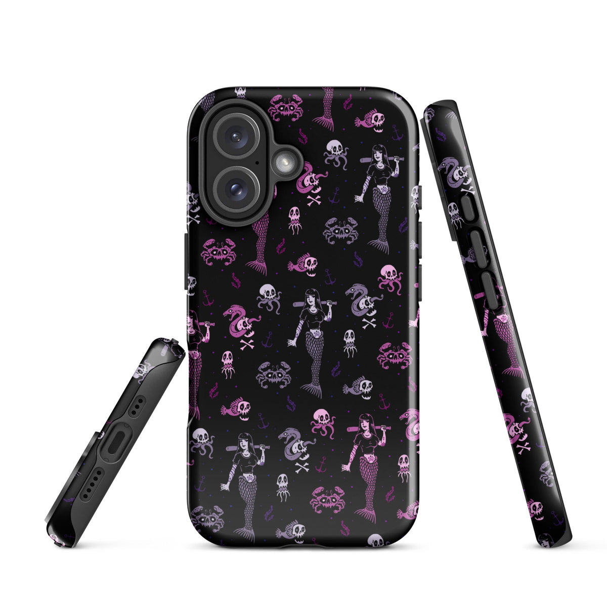 Metal Mermaid iPhone Case
