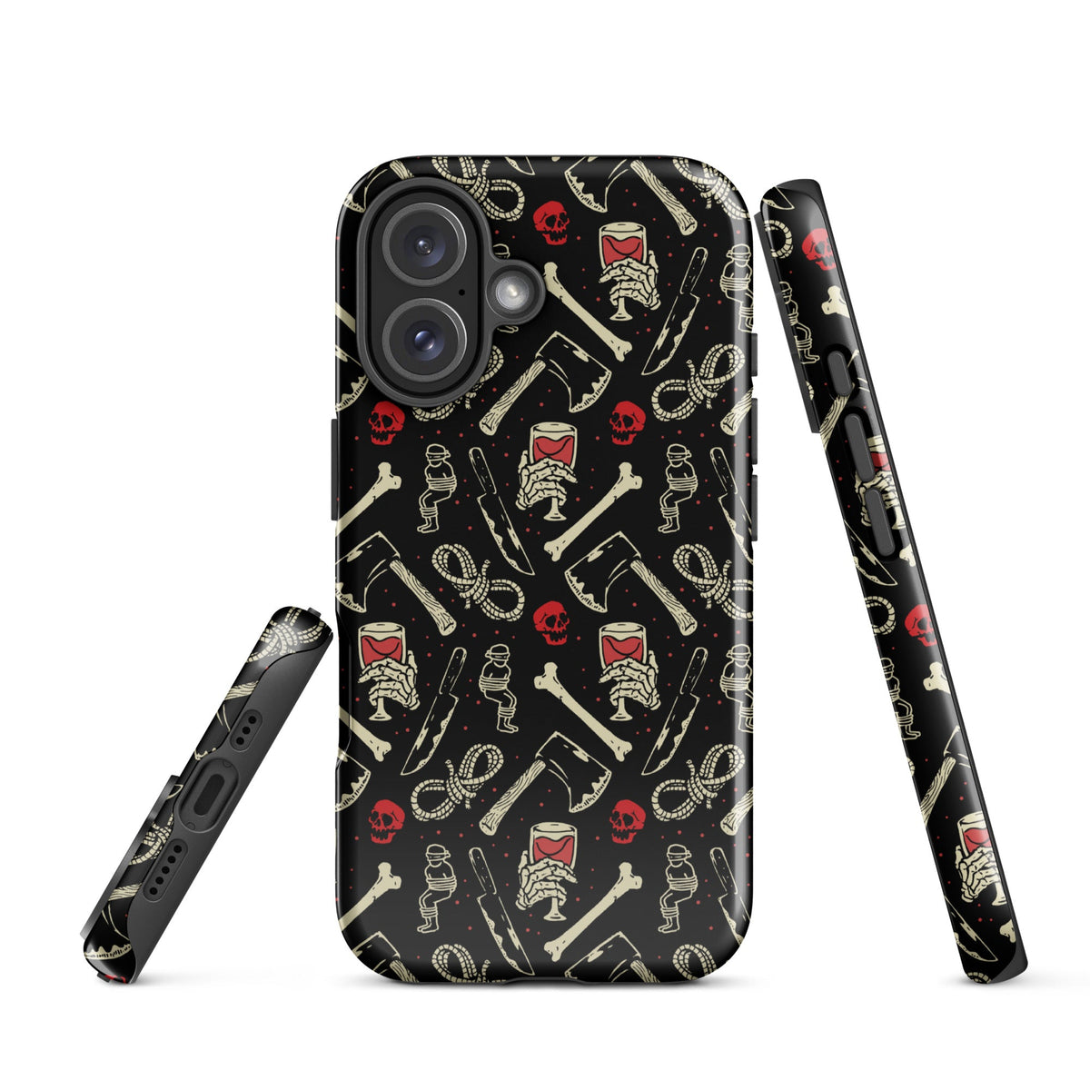 True Crime And Wine iPhone Case