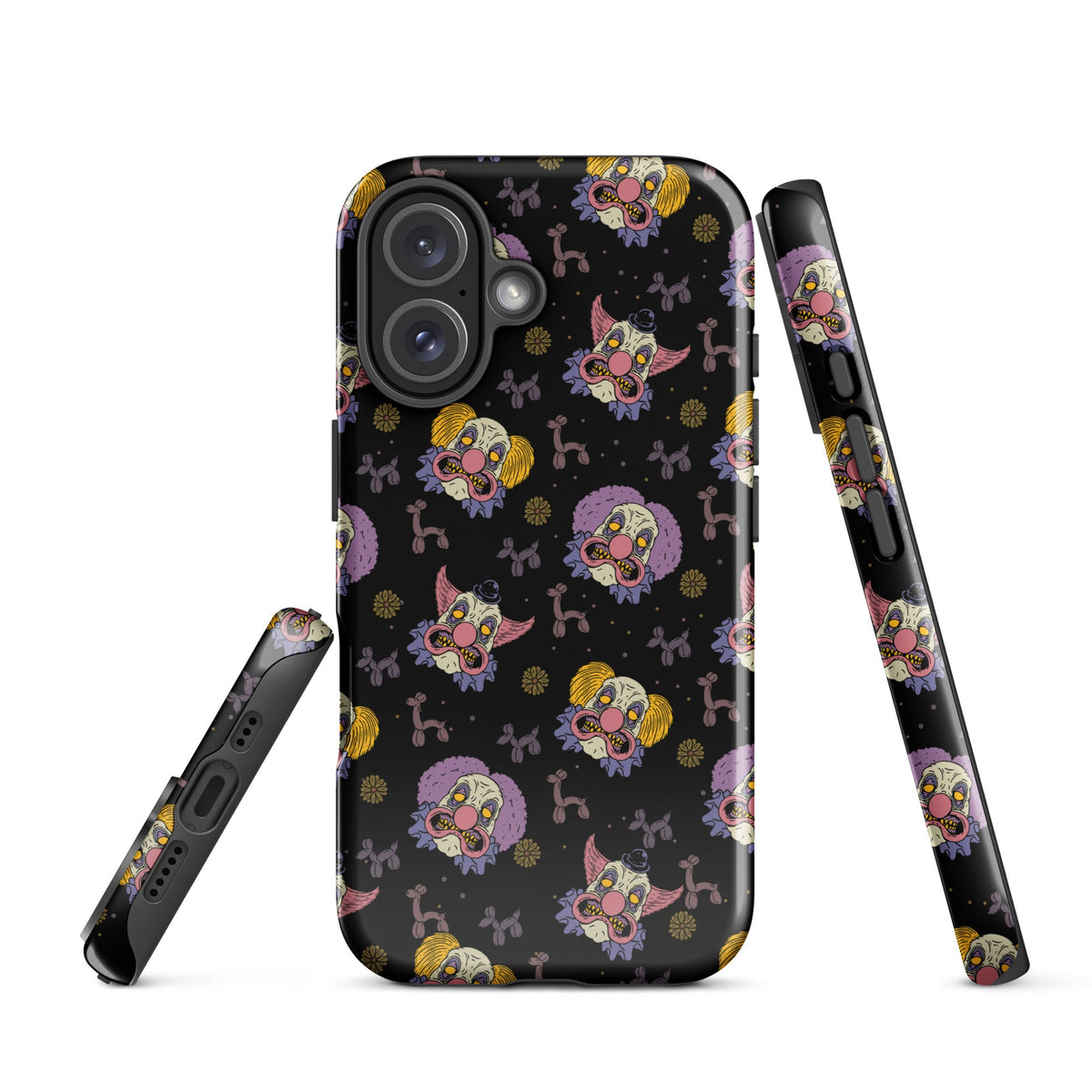 Spooky Clowns Circus iPhone Case
