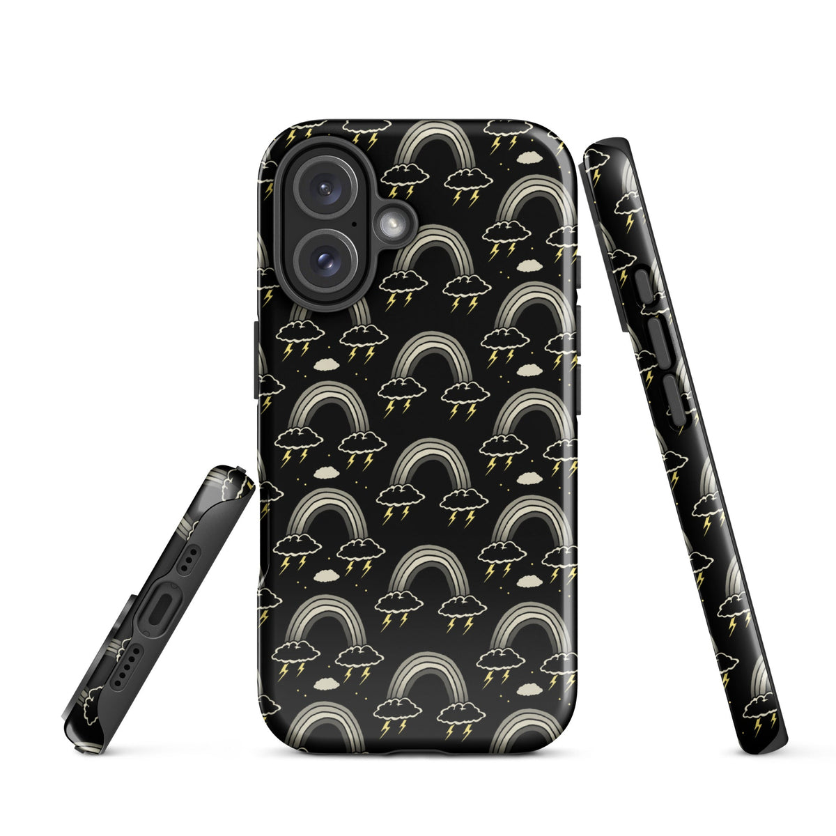 Goth Rainbow Emo iPhone Case