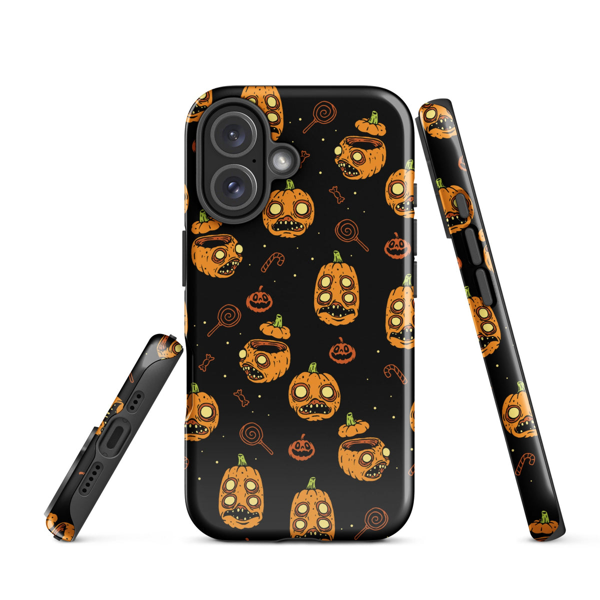 Zombie Pumpkins iPhone Case