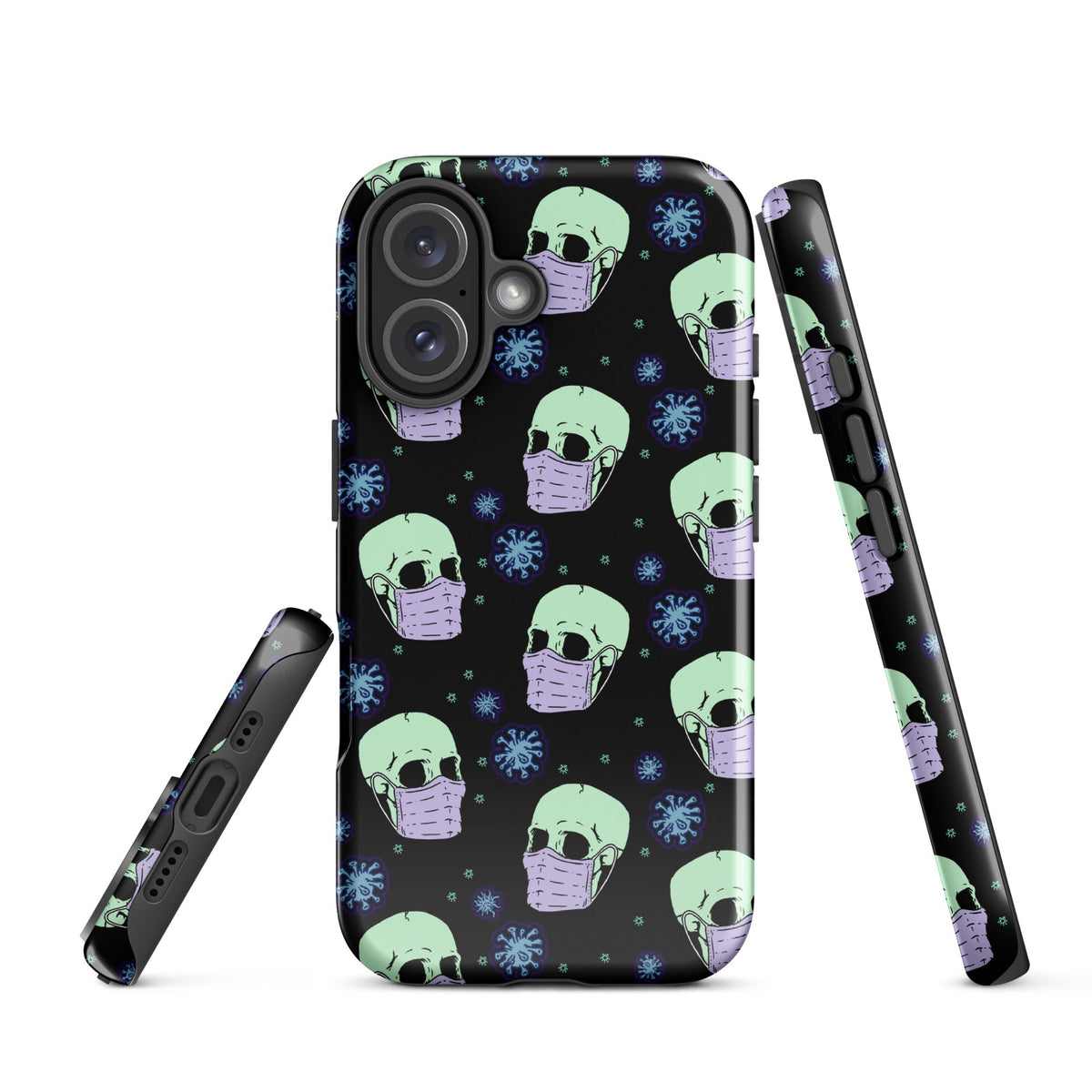 Virus Skull iPhone Case