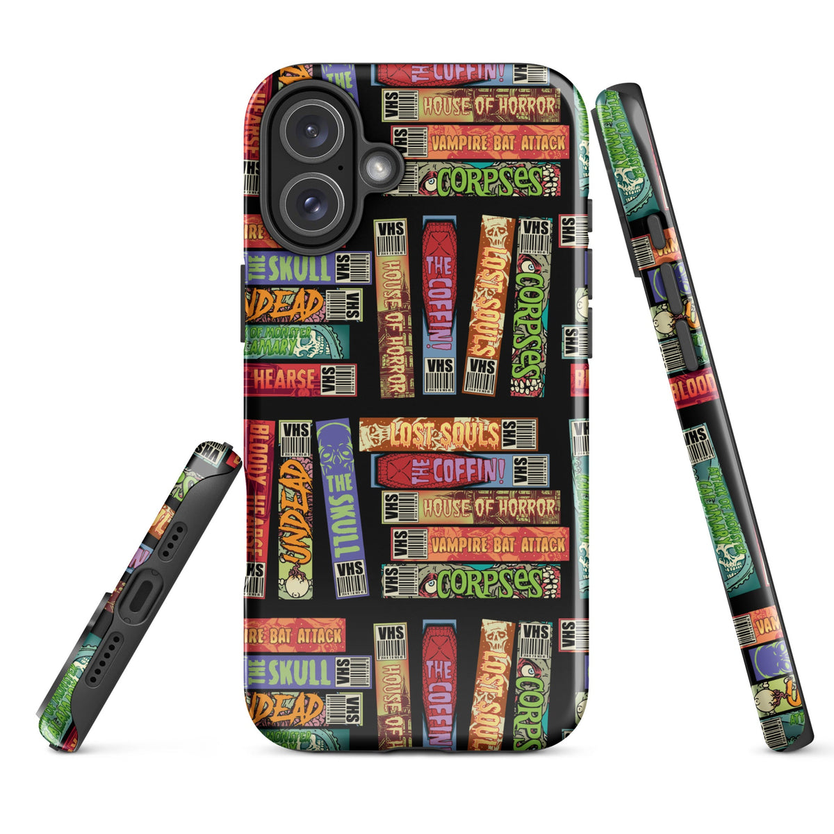 Retro Horror VHS iPhone Case