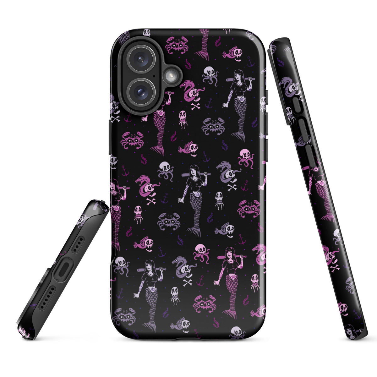 Metal Mermaid iPhone Case