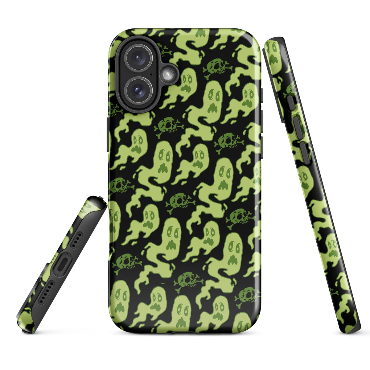 Green Ghosts iPhone Case