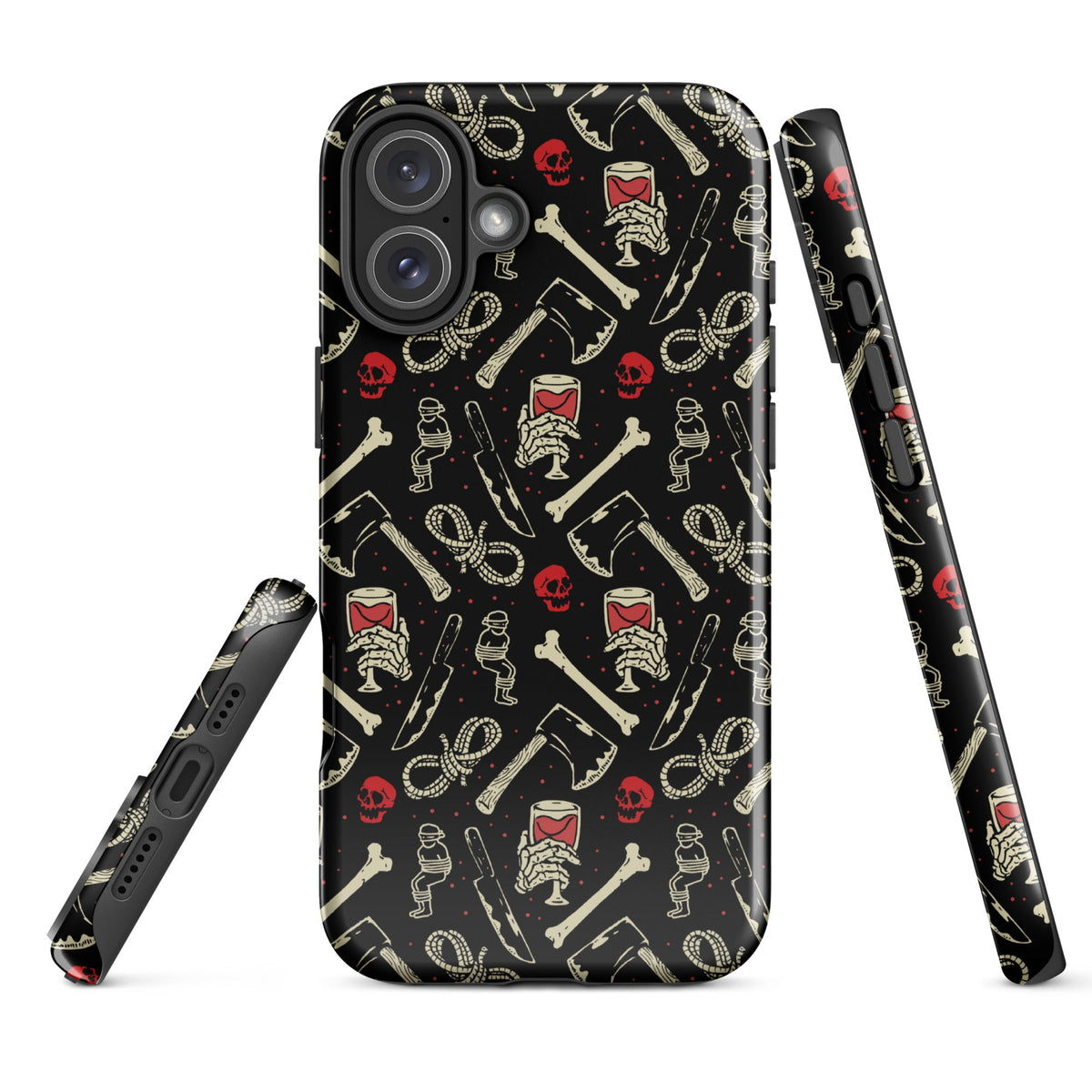 True Crime And Wine iPhone Case