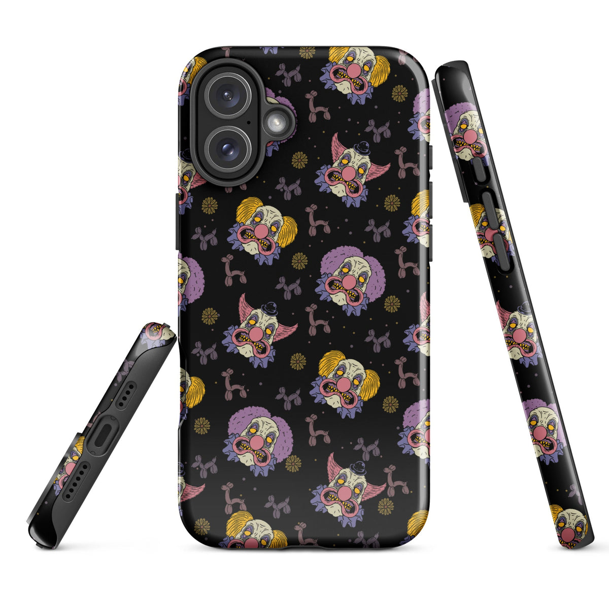 Spooky Clowns Circus iPhone Case