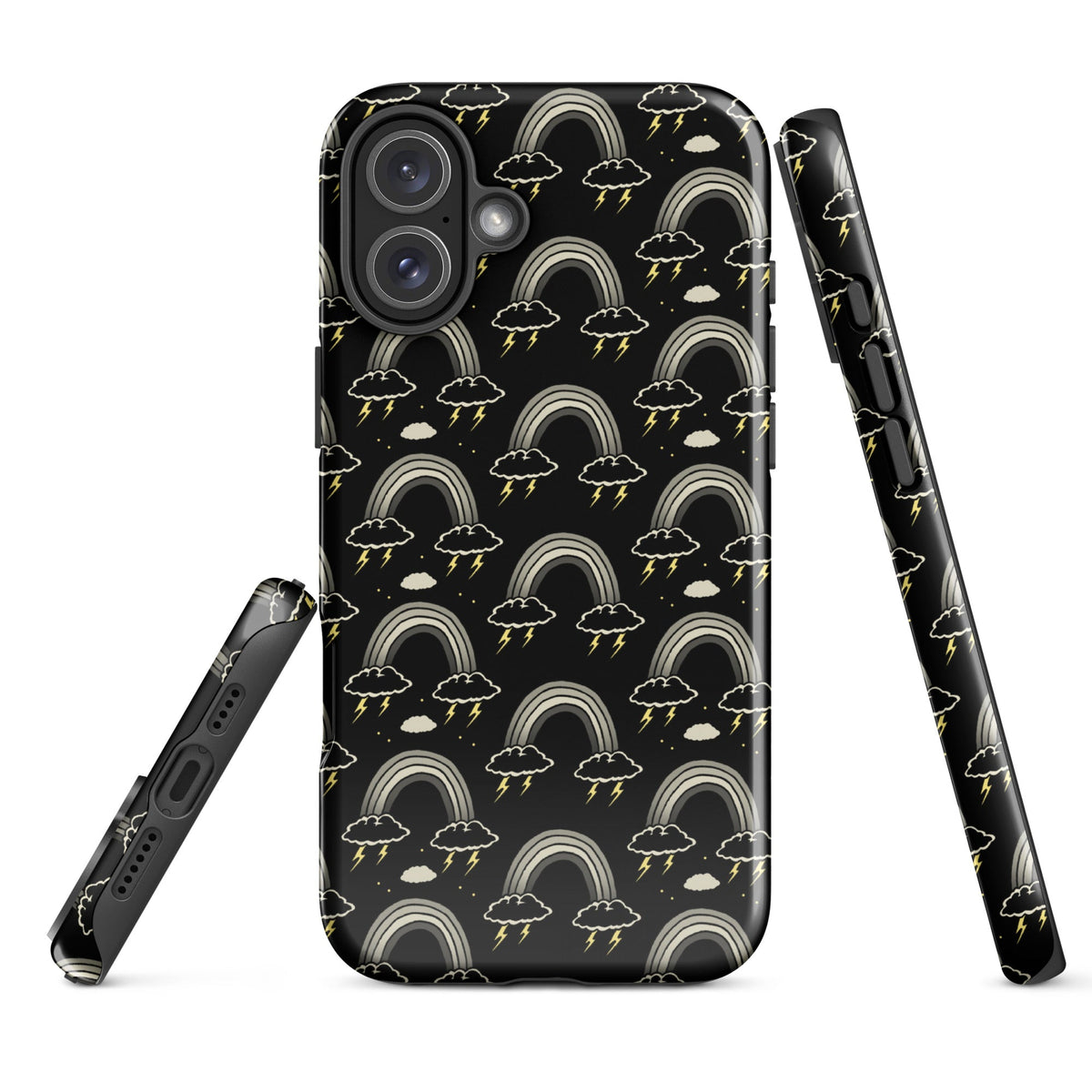Goth Rainbow Emo iPhone Case
