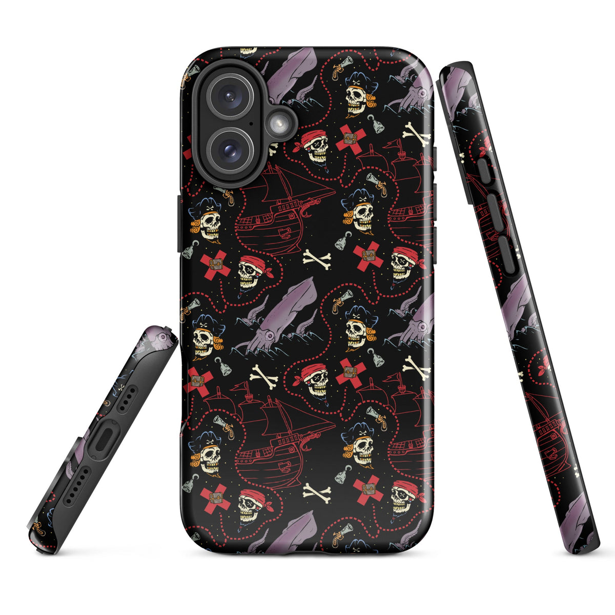 Pirate Skulls iPhone Case