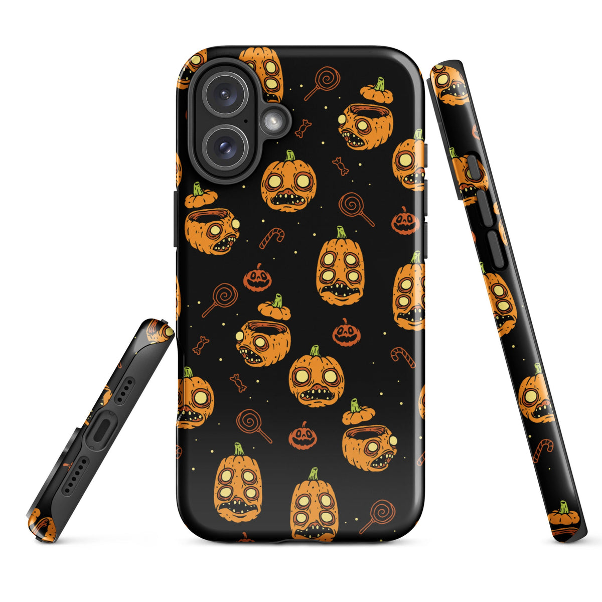 Zombie Pumpkins iPhone Case