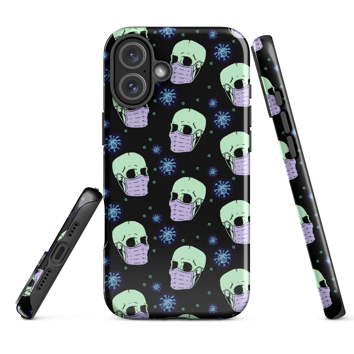 Virus Skull iPhone Case