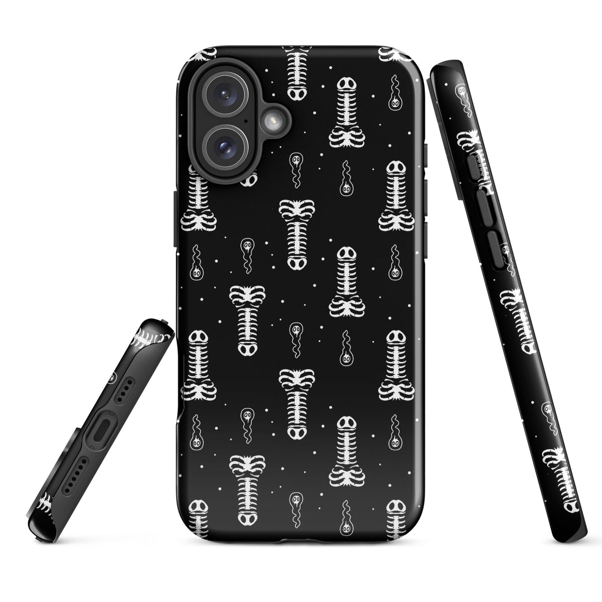 Skeleton Penis Boner iPhone Case