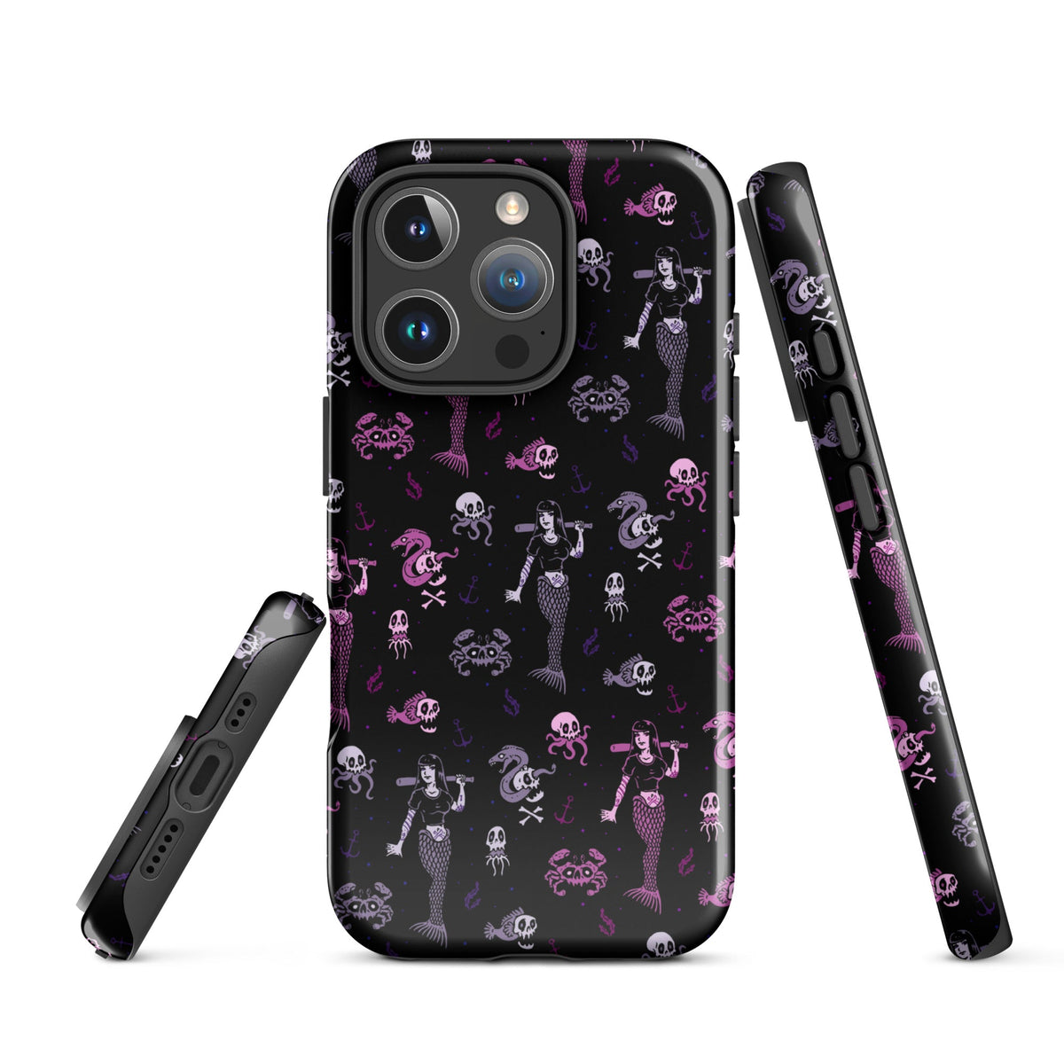 Metal Mermaid iPhone Case