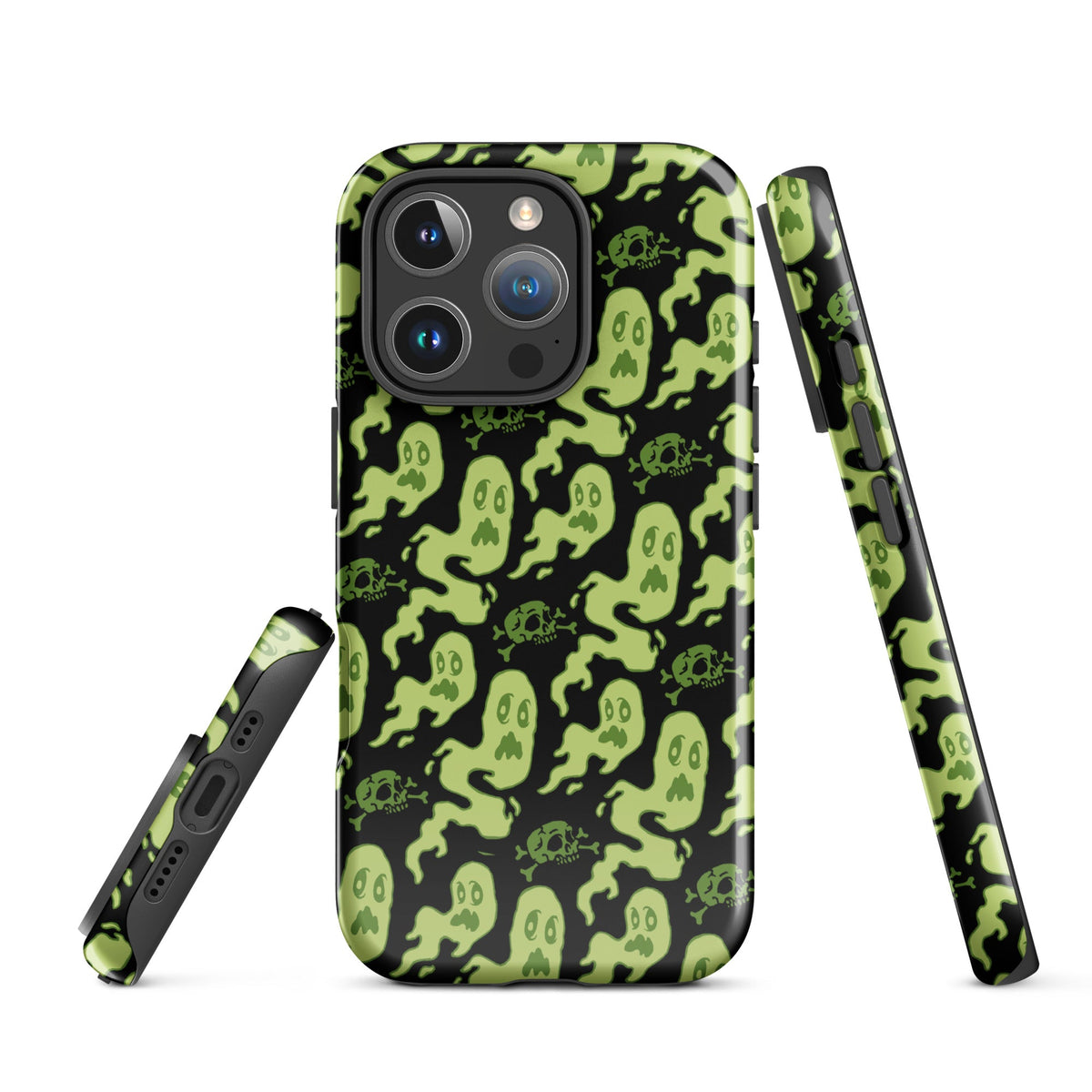 Green Ghosts iPhone Case