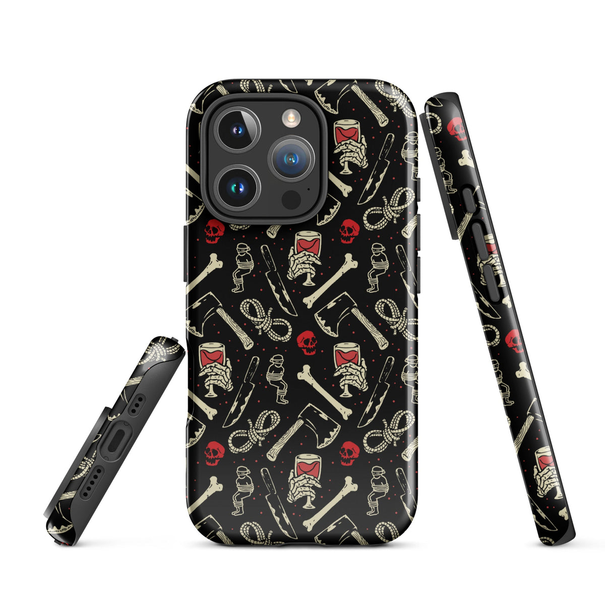 True Crime And Wine iPhone Case