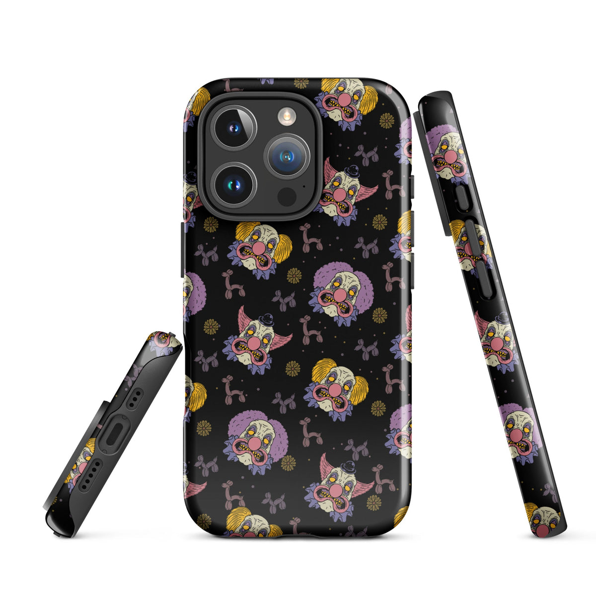 Spooky Clowns Circus iPhone Case