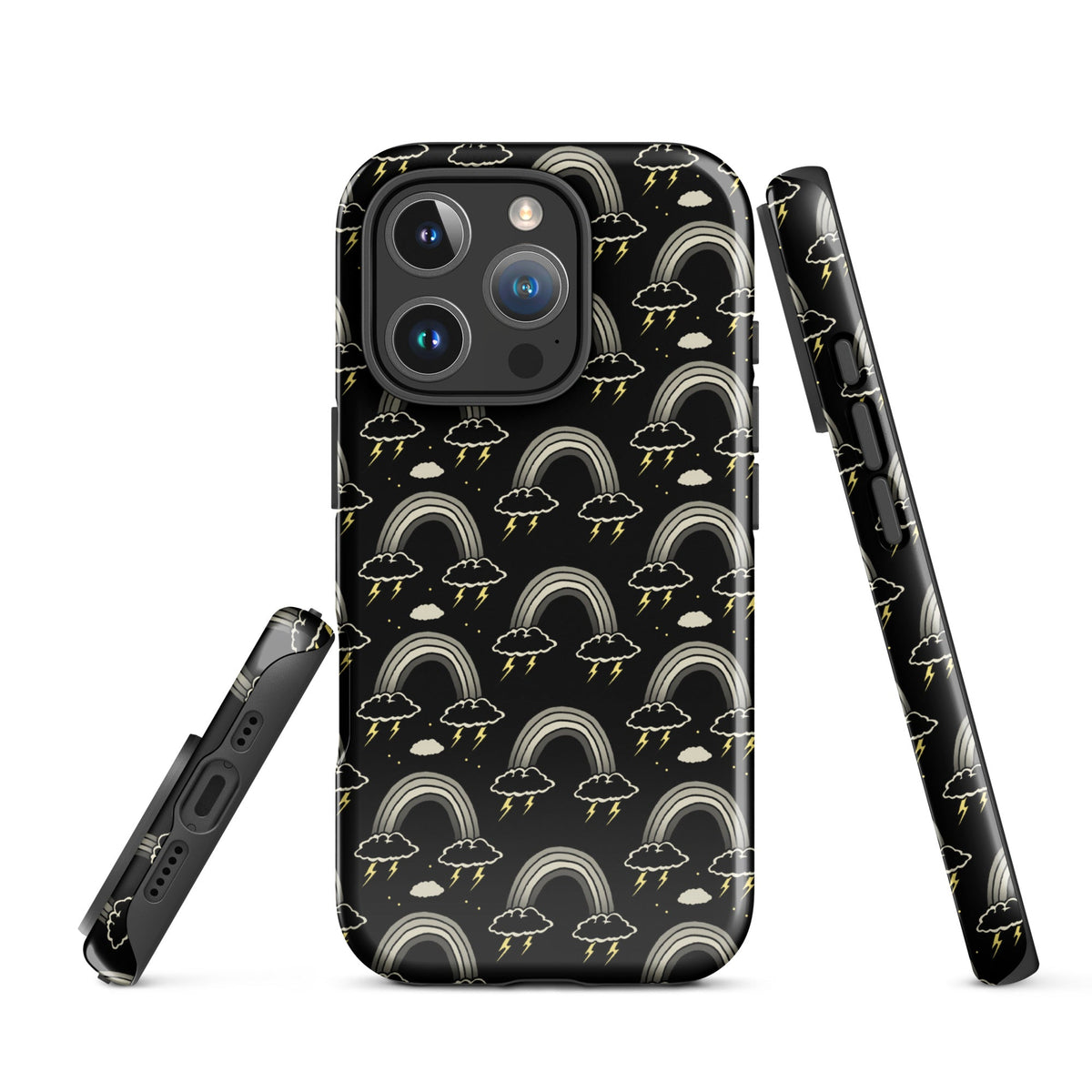 Goth Rainbow Emo iPhone Case