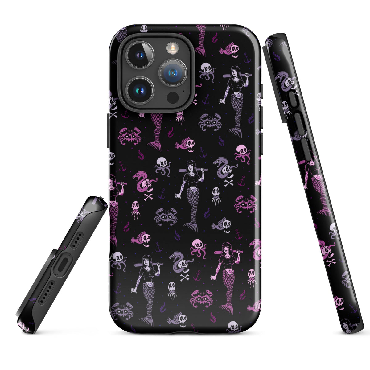 Metal Mermaid iPhone Case