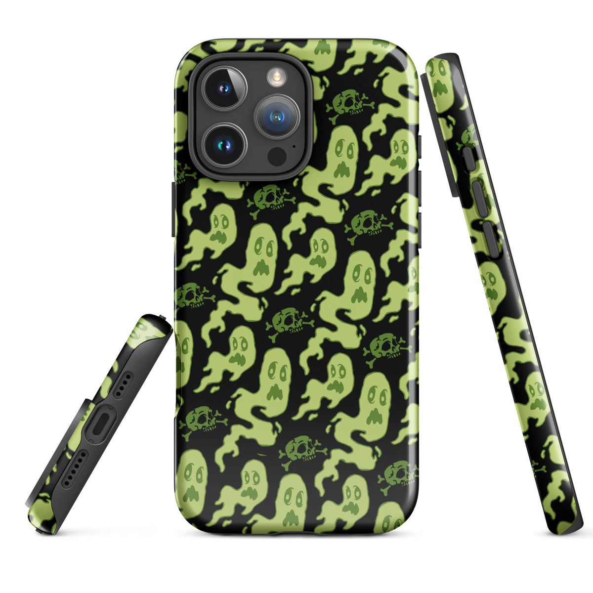 Green Ghosts iPhone Case